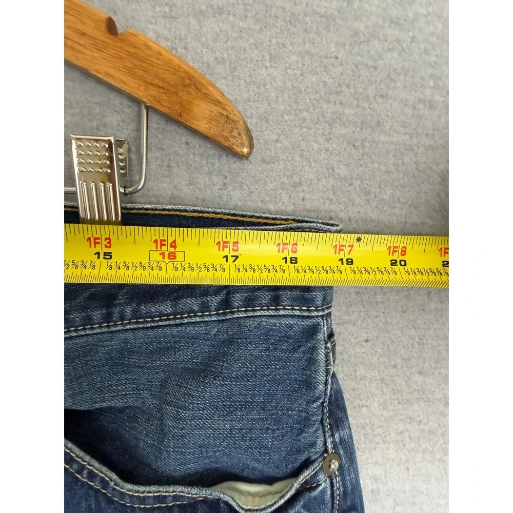 Polo Ralph Lauren Classic 867 Mens Jeans Medium Wash Blue Denim Fits 37x22.5